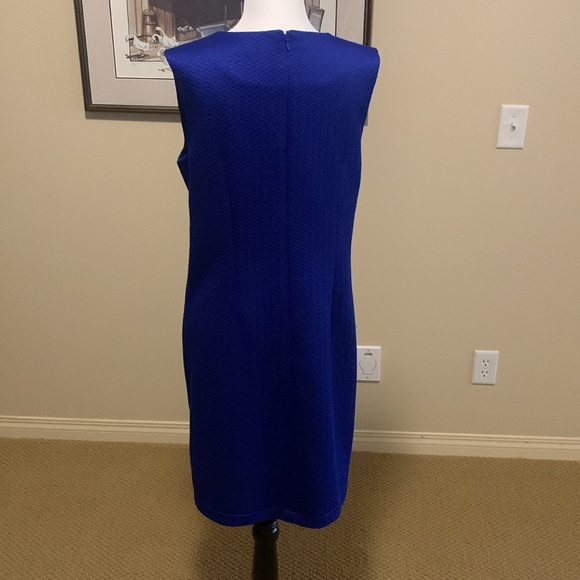 ALFRED SUNG blue embossed pattern - Picture 2 of 7